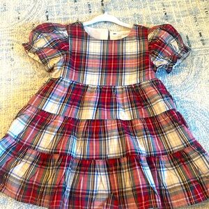 UNWORN Gap Holiday Plaid Dress 18-24 months